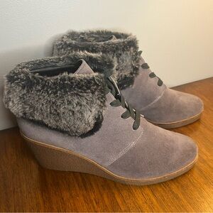 Cole Haan Coralie Wedge booties women’s size 10.5.